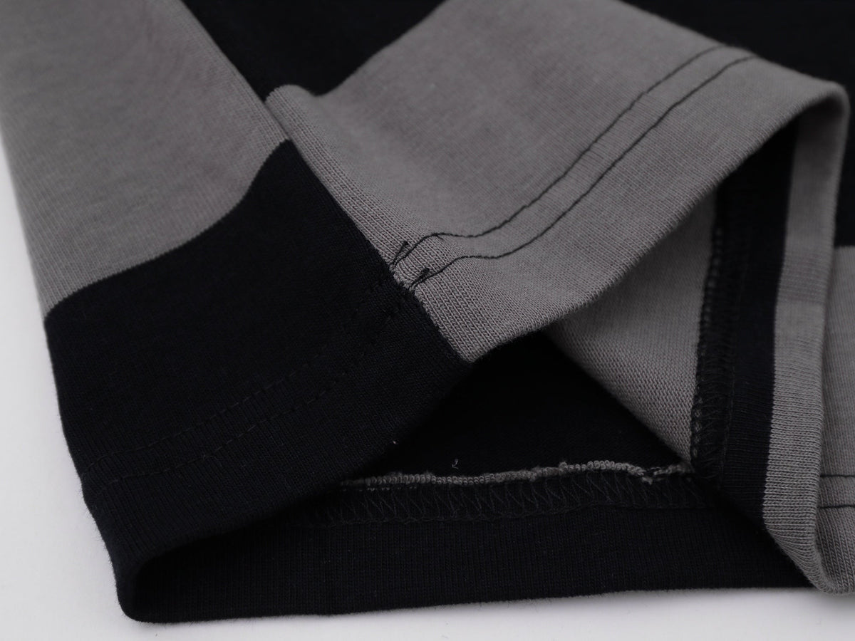 Madxmarx Striped Graphic Polo