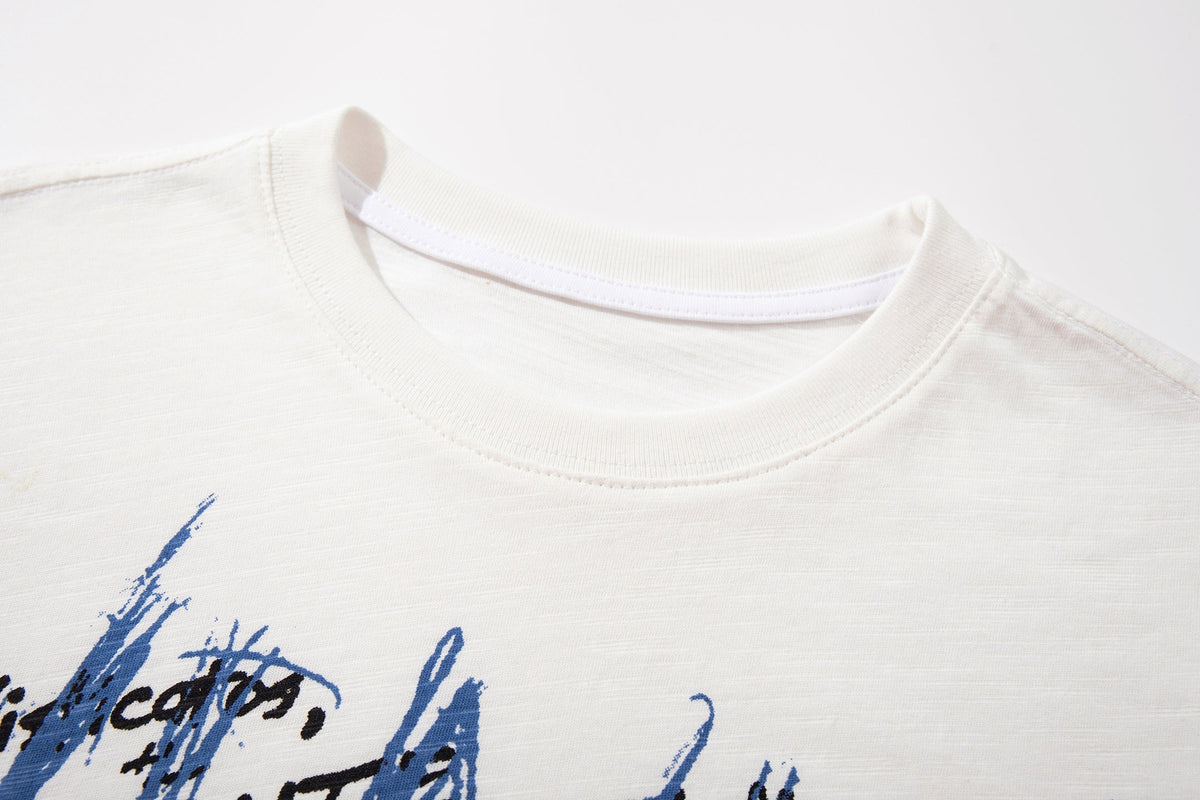 Madxmarx Abstract Sketch Graphic T-Shirt