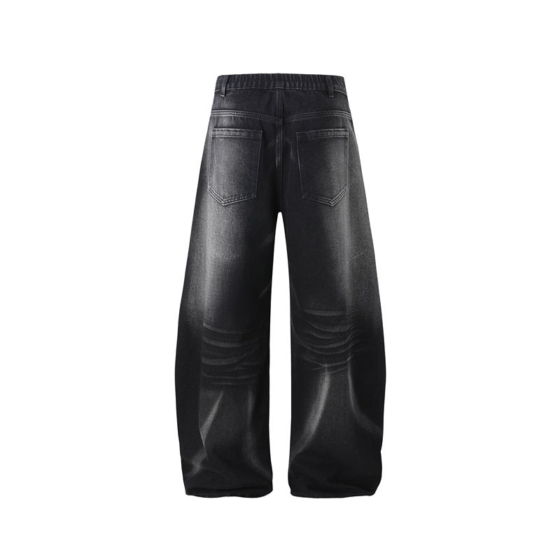 Madxmarx Script Logo Wide-Leg Jeans