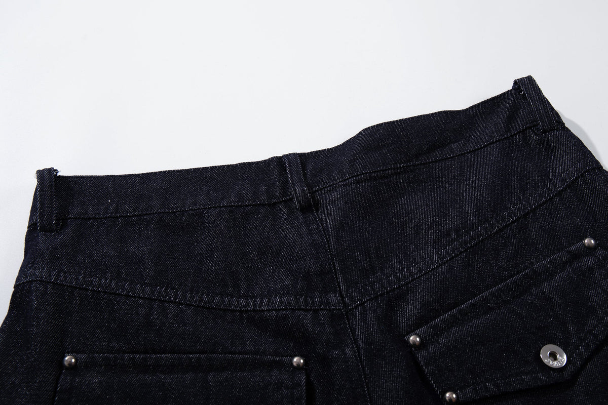 Pantalon en jean large à panneaux Madxmarx