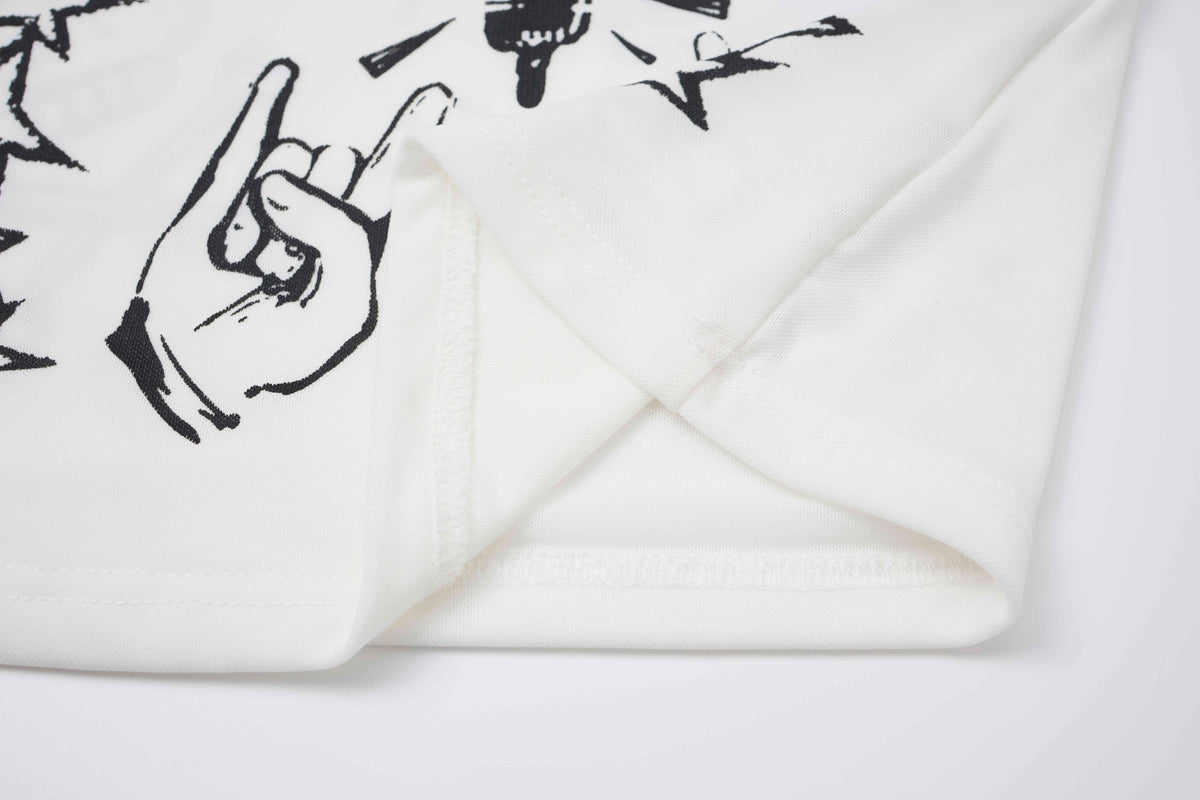 Madxmarx Graphic Long Sleeve Top