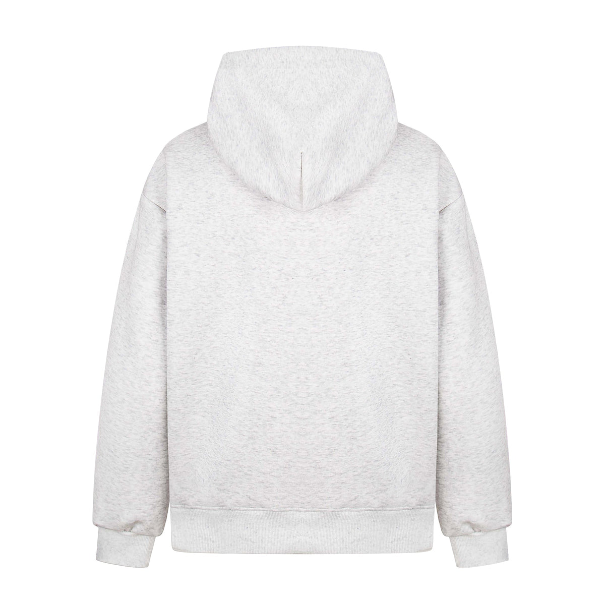 Madxmarx Plaid-Lined Minimal Zip Hoodie