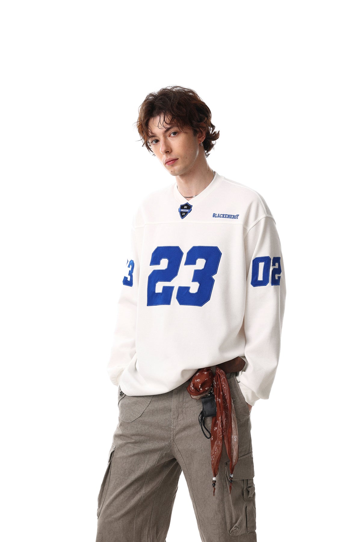 Madxmarx Varsity Graphic Long Sleeve Tee