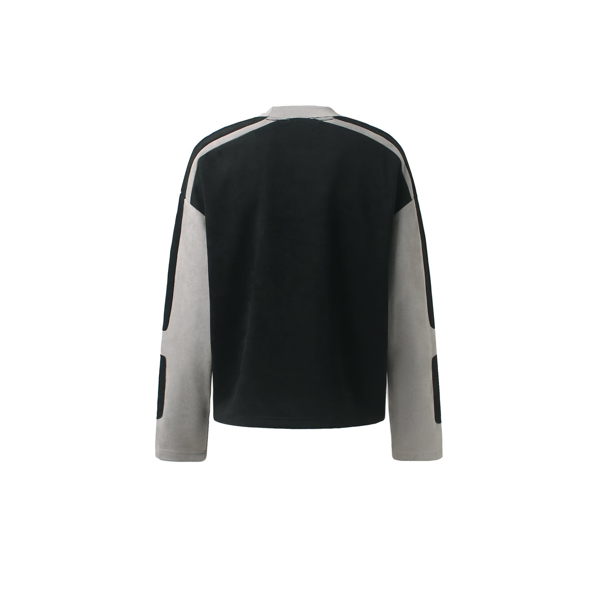 Madxmarx Contrast Panel Gothic Graphic Long Sleeve Tee