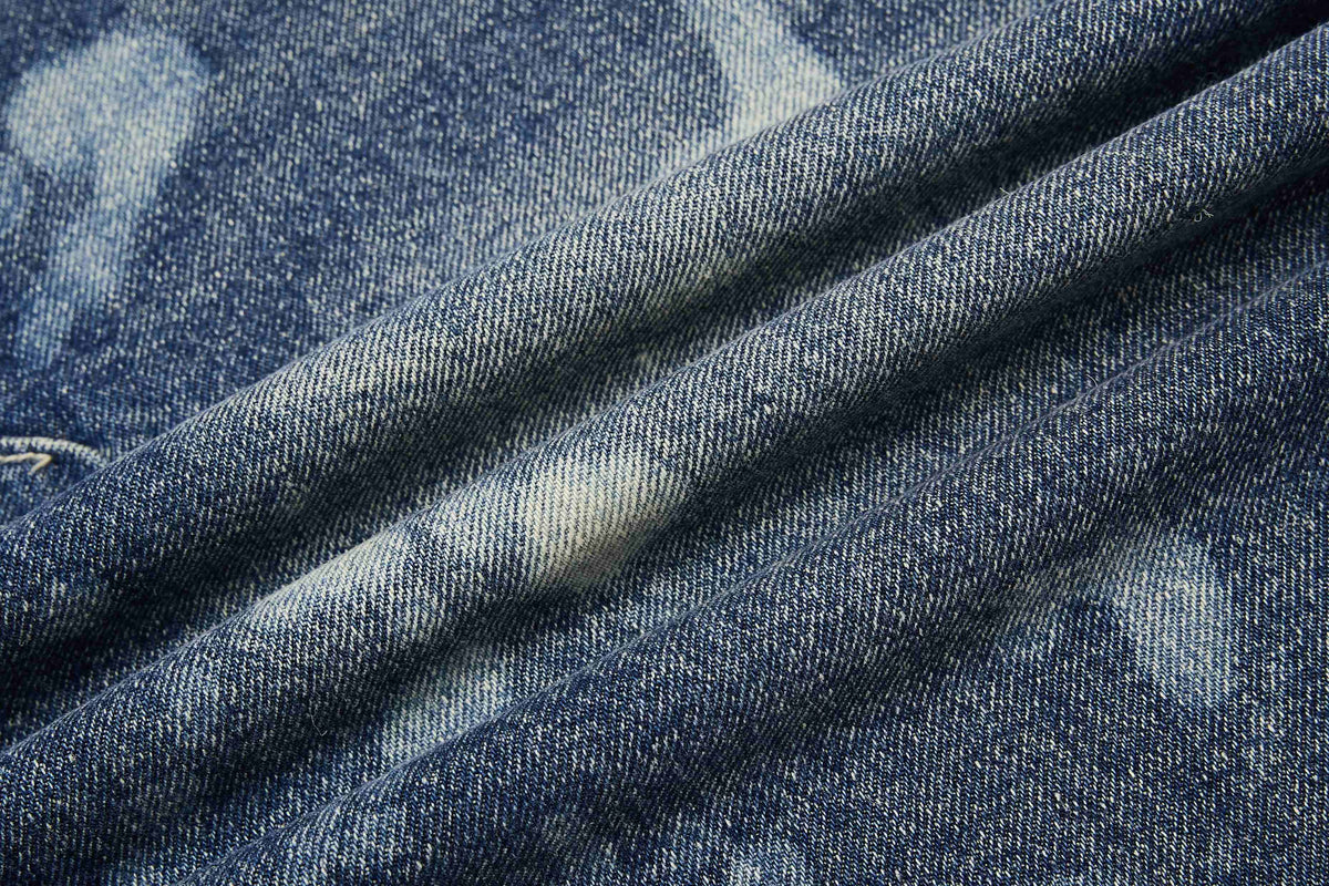 Madxmarx “Grommet Washed Balloon Jeans