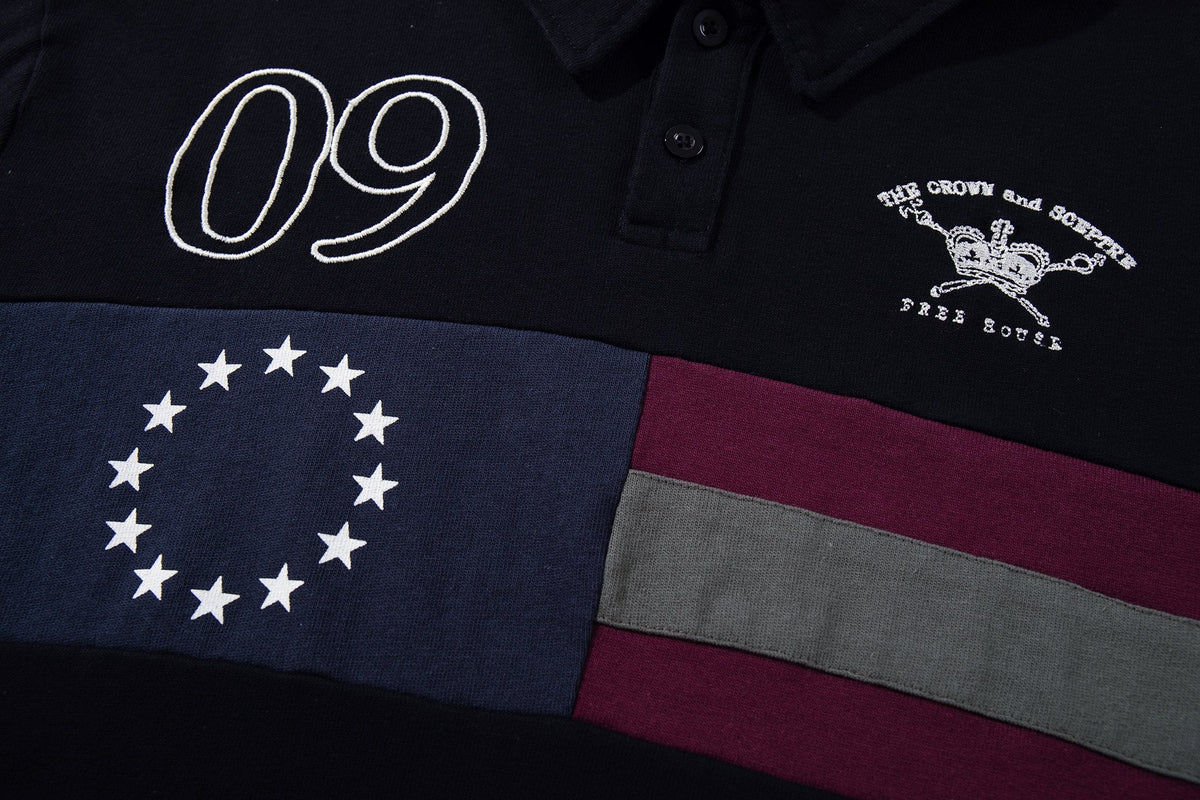 Madxmarx Embroidered Rugby Polo