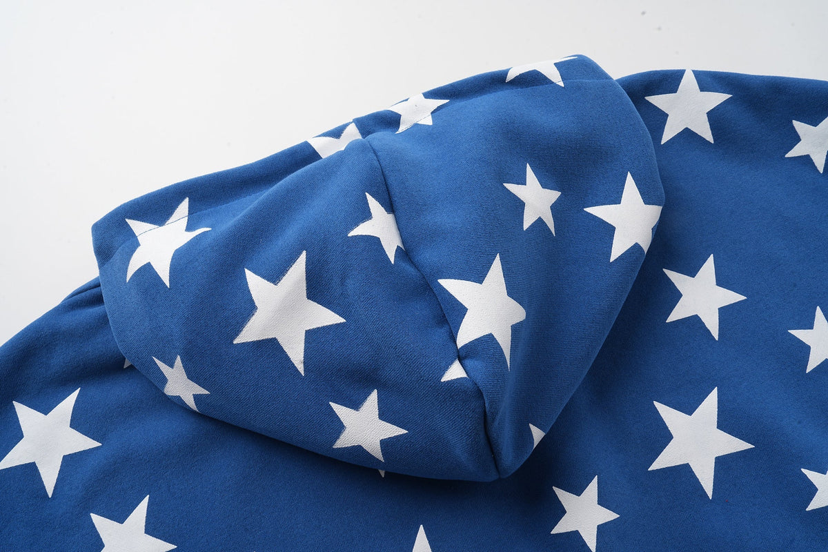 Madxmarx Star Pattern Hoodie