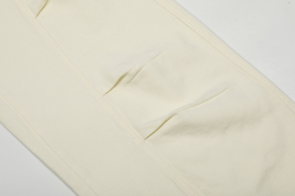 Madxmarx Sea Shell Embroidered Cargo Pants