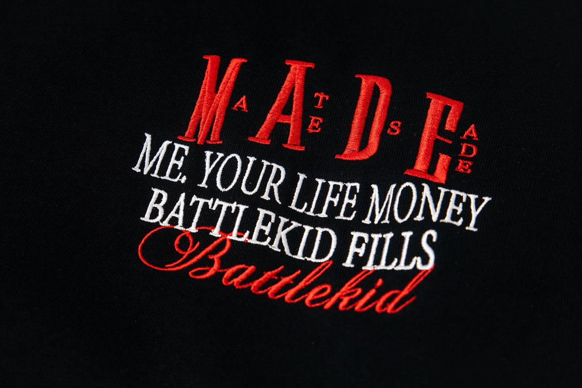 Madxmarx Embroidered Badge Logo Hoodie