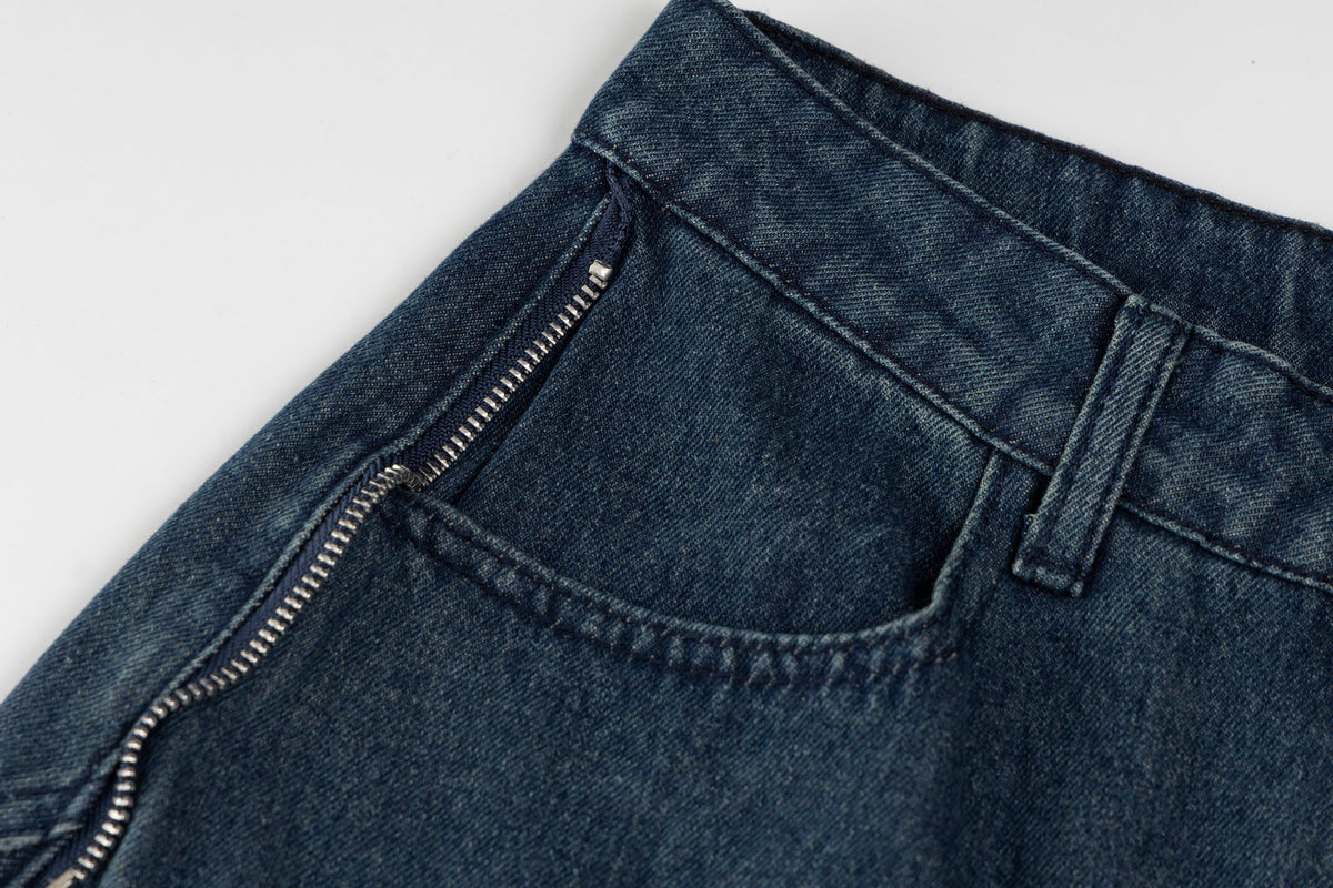 Jeans de pierna ancha con parche de estrella Madxmarx
