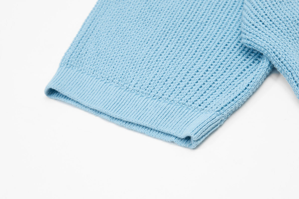 Madxmarx “Varsity Knit Polo”
