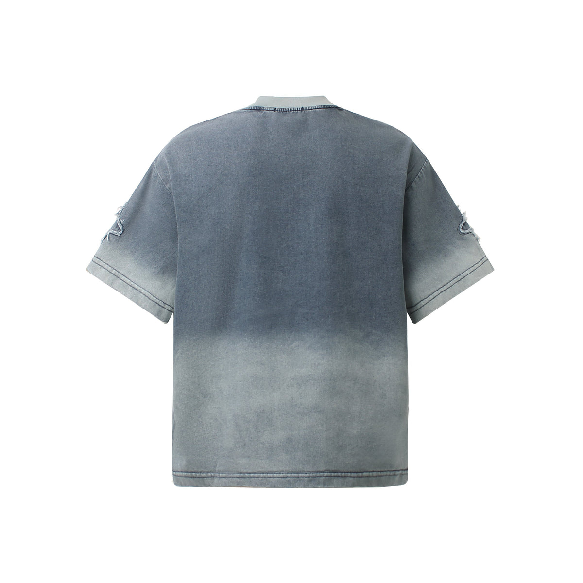 Madxmarx Distressed Star Graphic T-Shirt