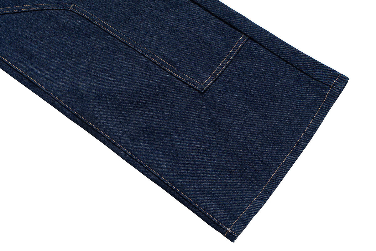 Madxmarx Curved-Cut Raw Denim Jeans