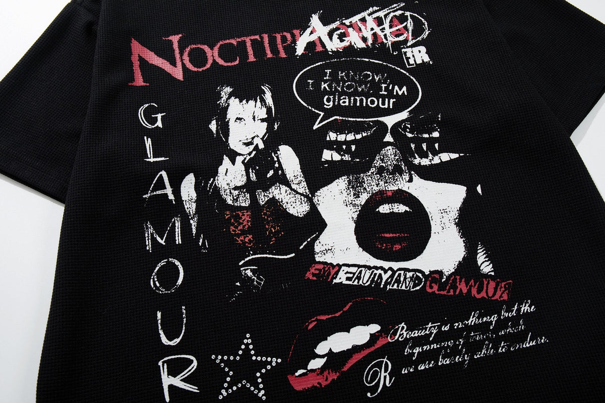 Madxmarx “Noctipanic Glamour” Graphic Tee