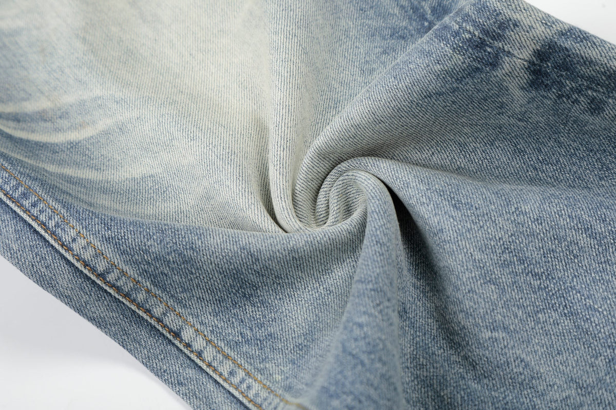 Madxmarx Light Wash Wide-Leg Jeans