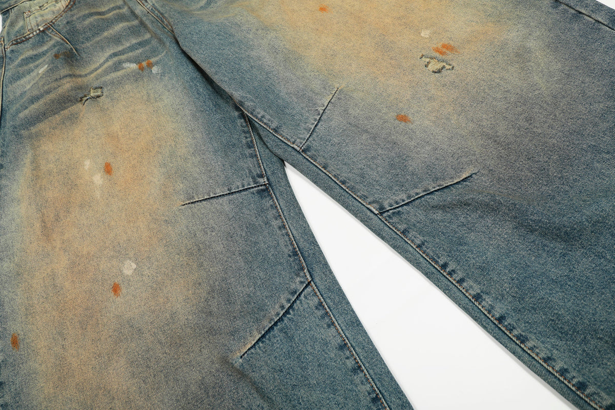 Madxmarx Sun-Faded Wide-Leg Jeans