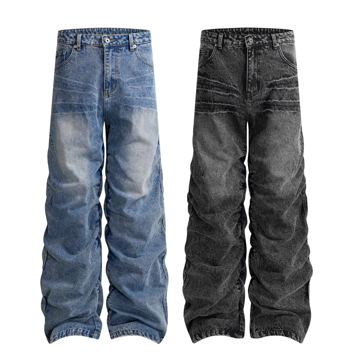Madxmarx “Stacked Vintage Denim Jeans”