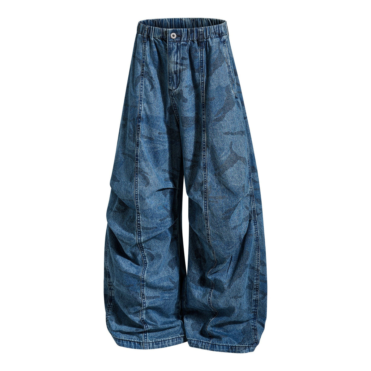 Madxmarx Washed Camo Baggy Jeans