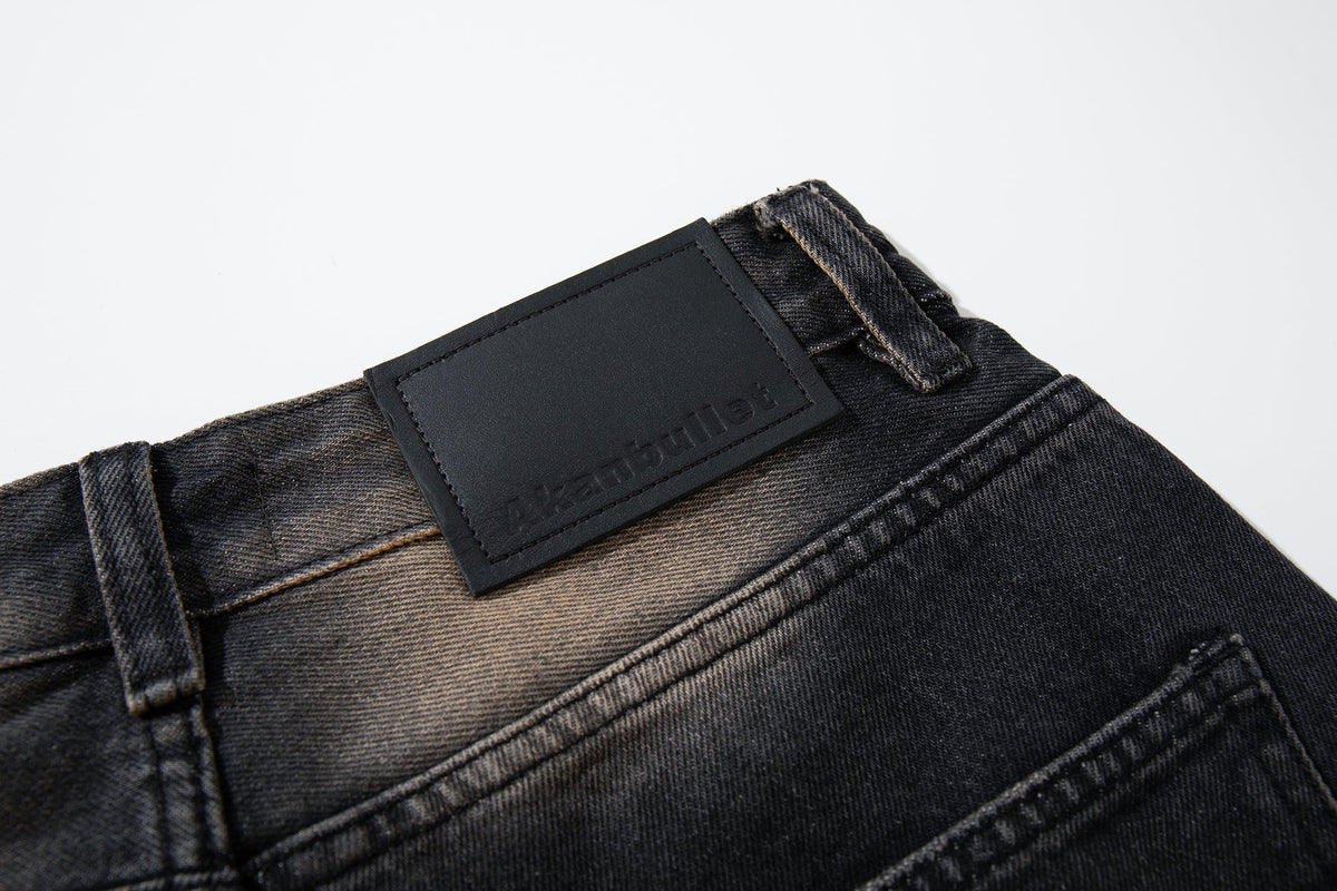 Madxmarx Washed-Cloud Wide-Leg Jeans