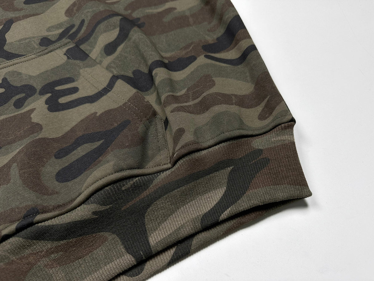 Madxmarx Camo Varsity Zip Hoodie