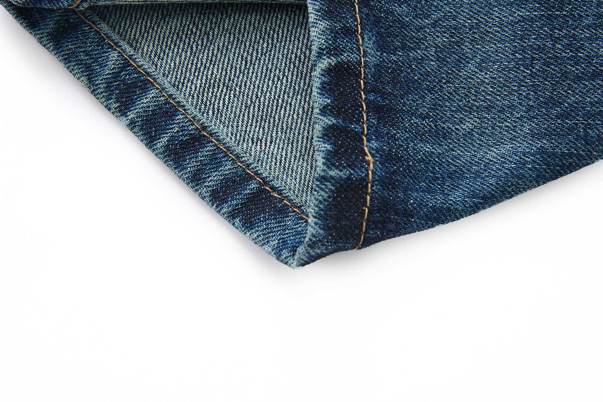 Madxmarx Vintage Washed Wide-Leg Jeans