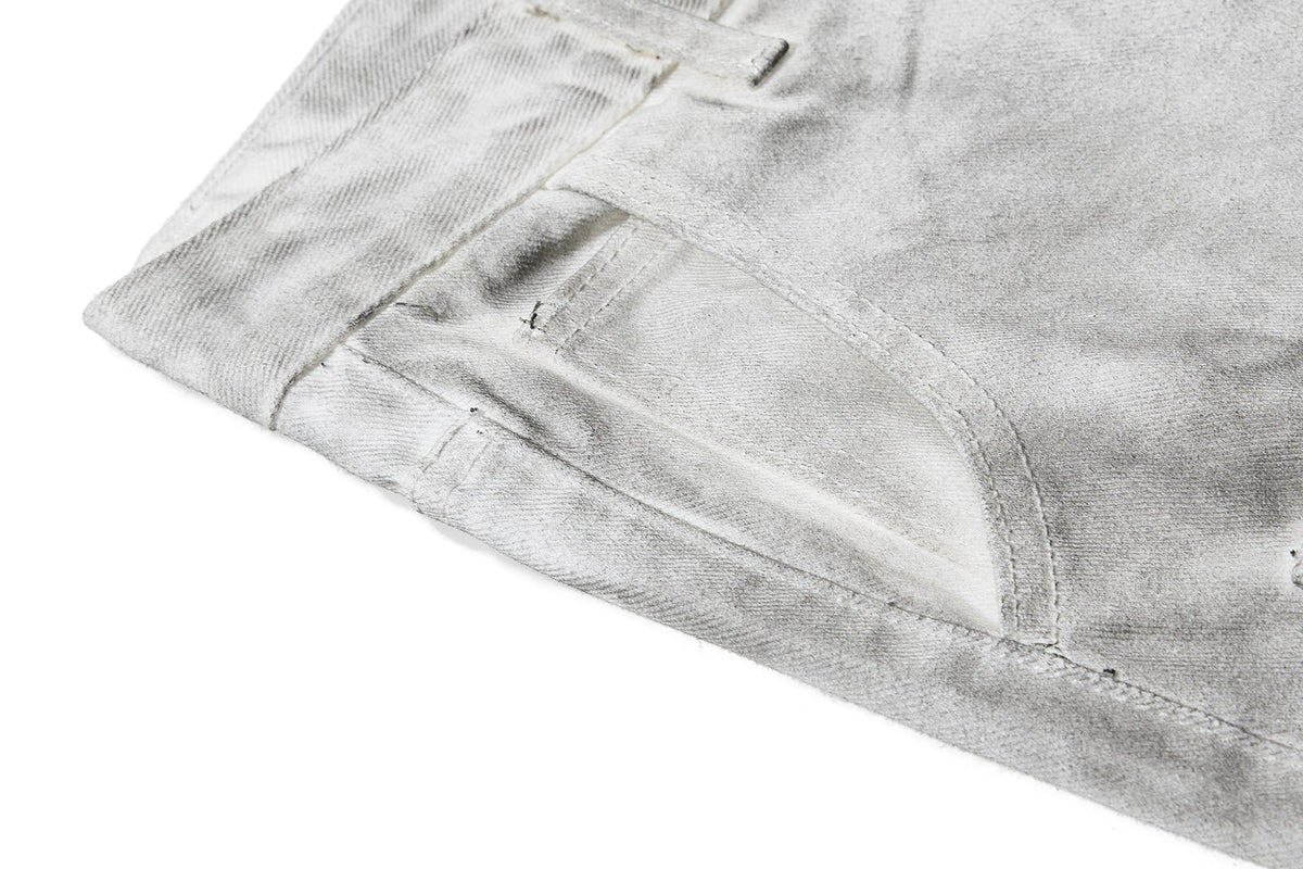 Madxmarx Washed Utility Flare Denim Jeans