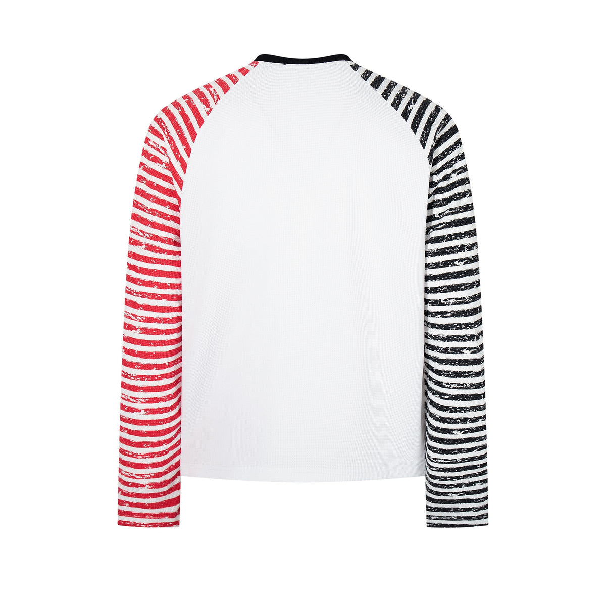 Madxmarx Vintage Band Striped Raglan Long Sleeve Tee