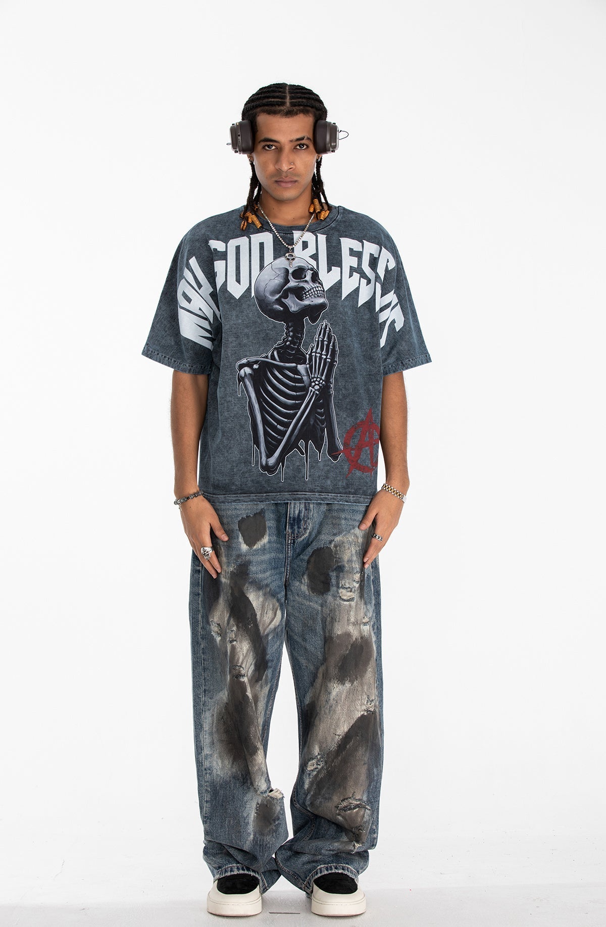 Madxmarx “Blessed Bones” Graphic Tee