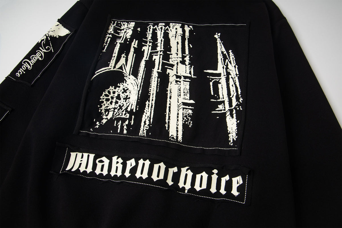 Madxmarx Graphic Zip Hoodie