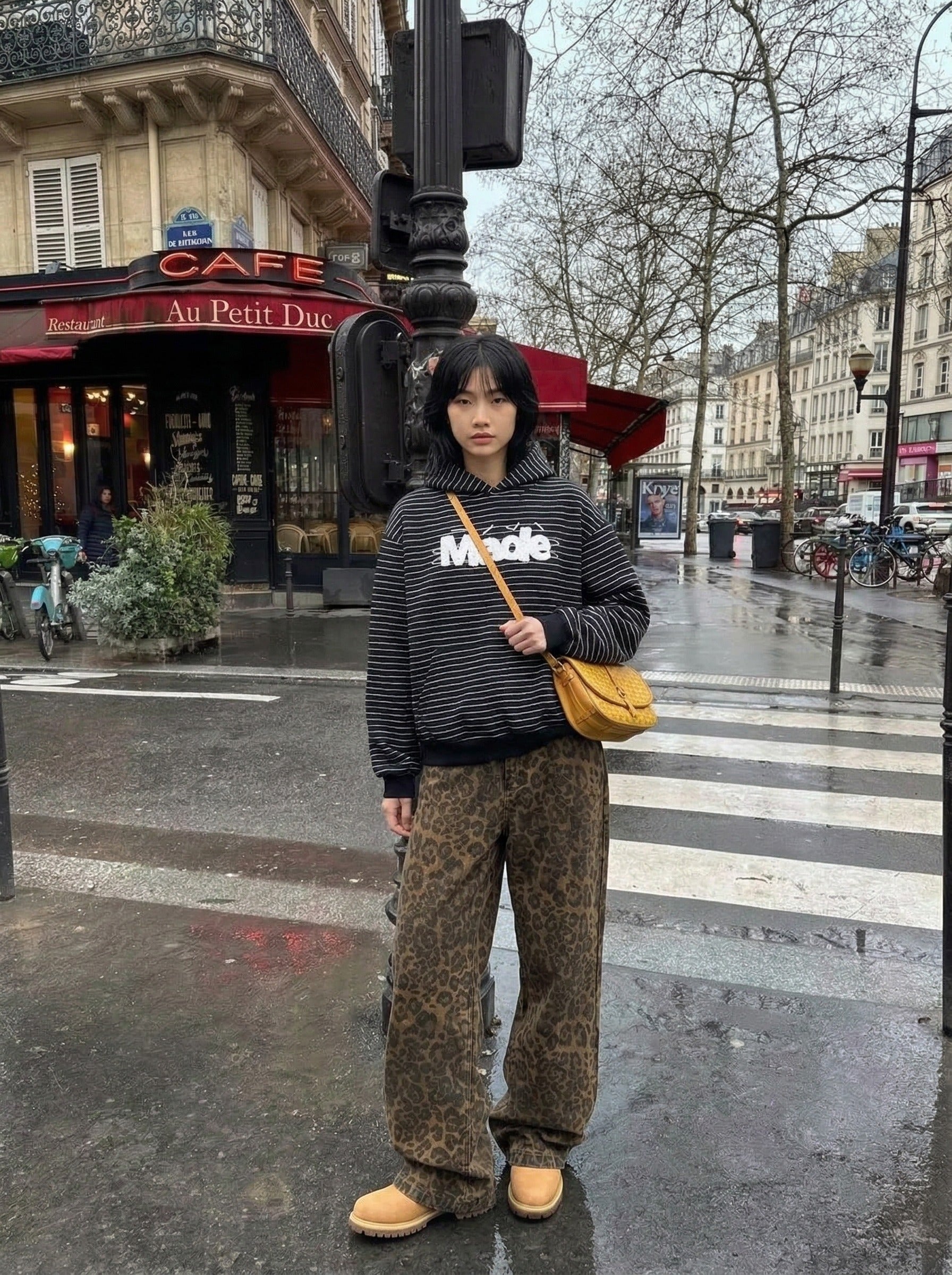 Made Striped Graphic Hoodie