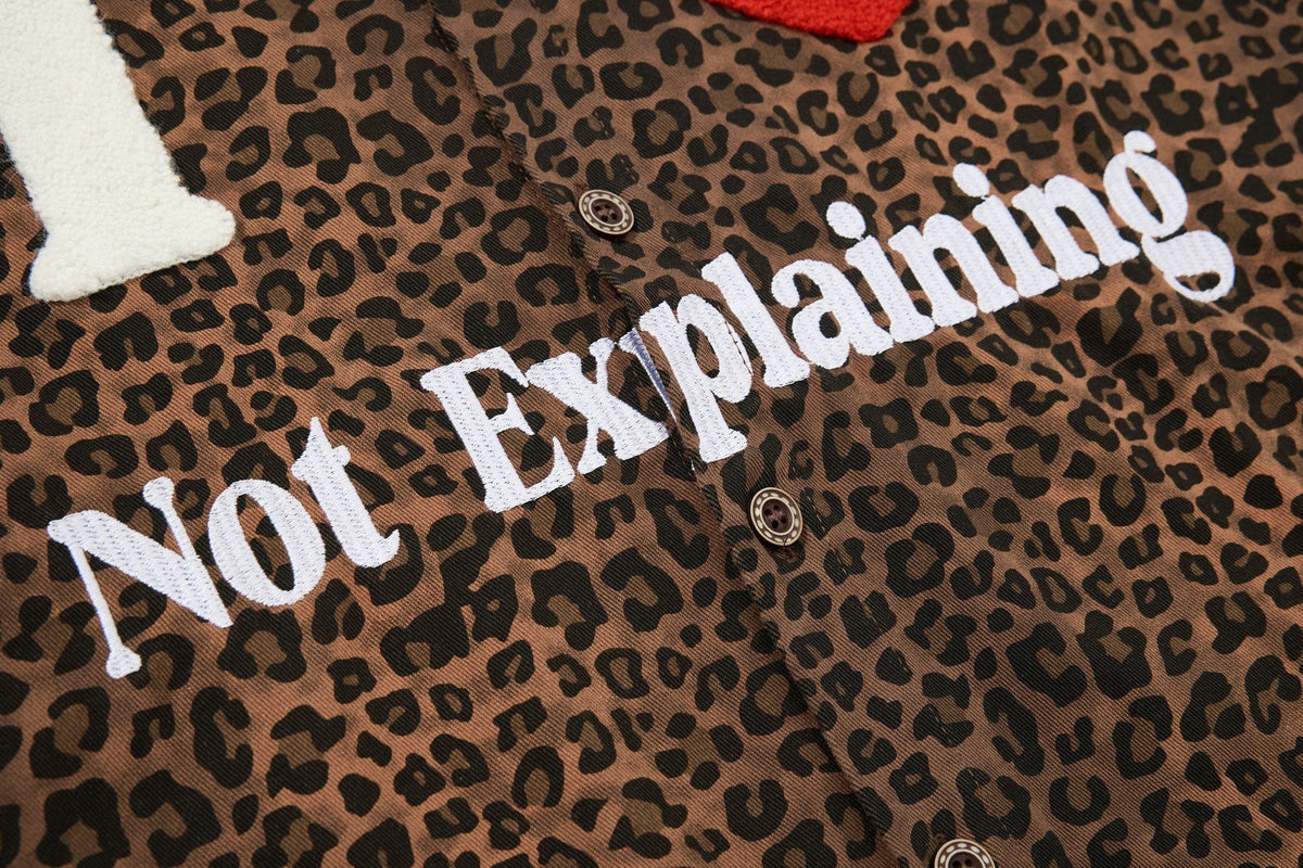 Madxmarx Leopard Print Statement Shirt