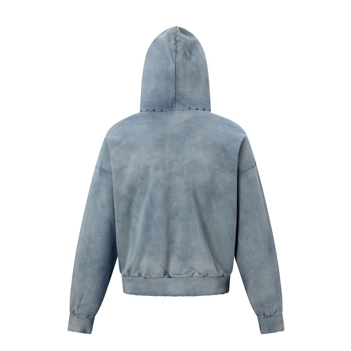 Madxmarx Vintage Patch Zip-Up Hoodie