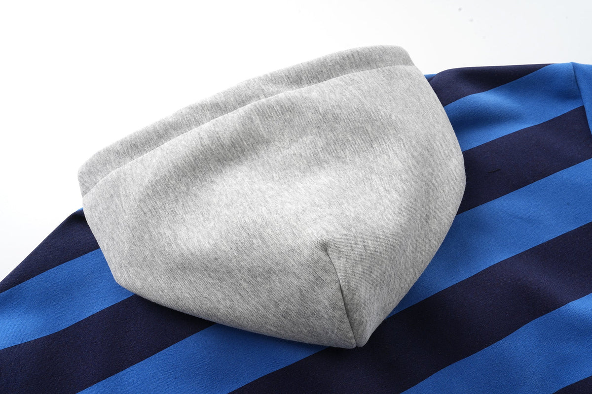 Madxmarx Striped Zip Hoodie