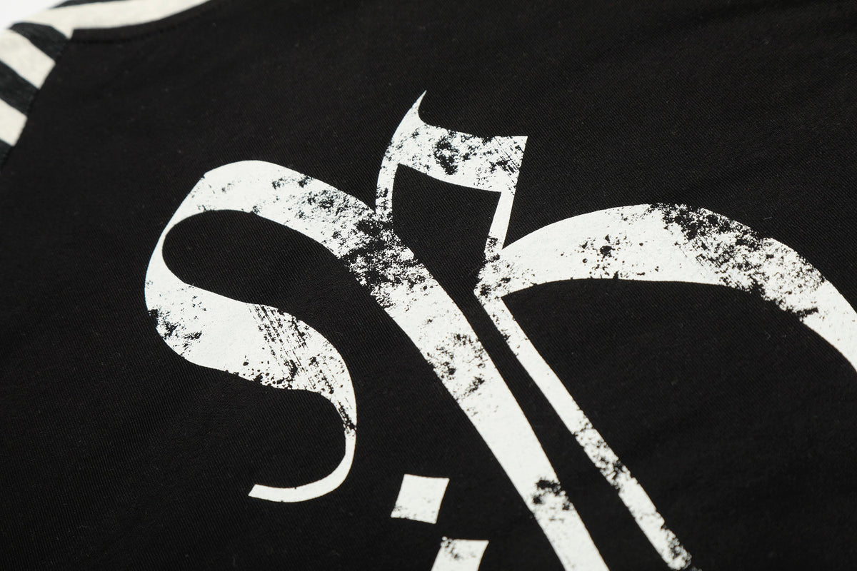 Madxmarx Cross Graphic Raglan Long Sleeve Tee