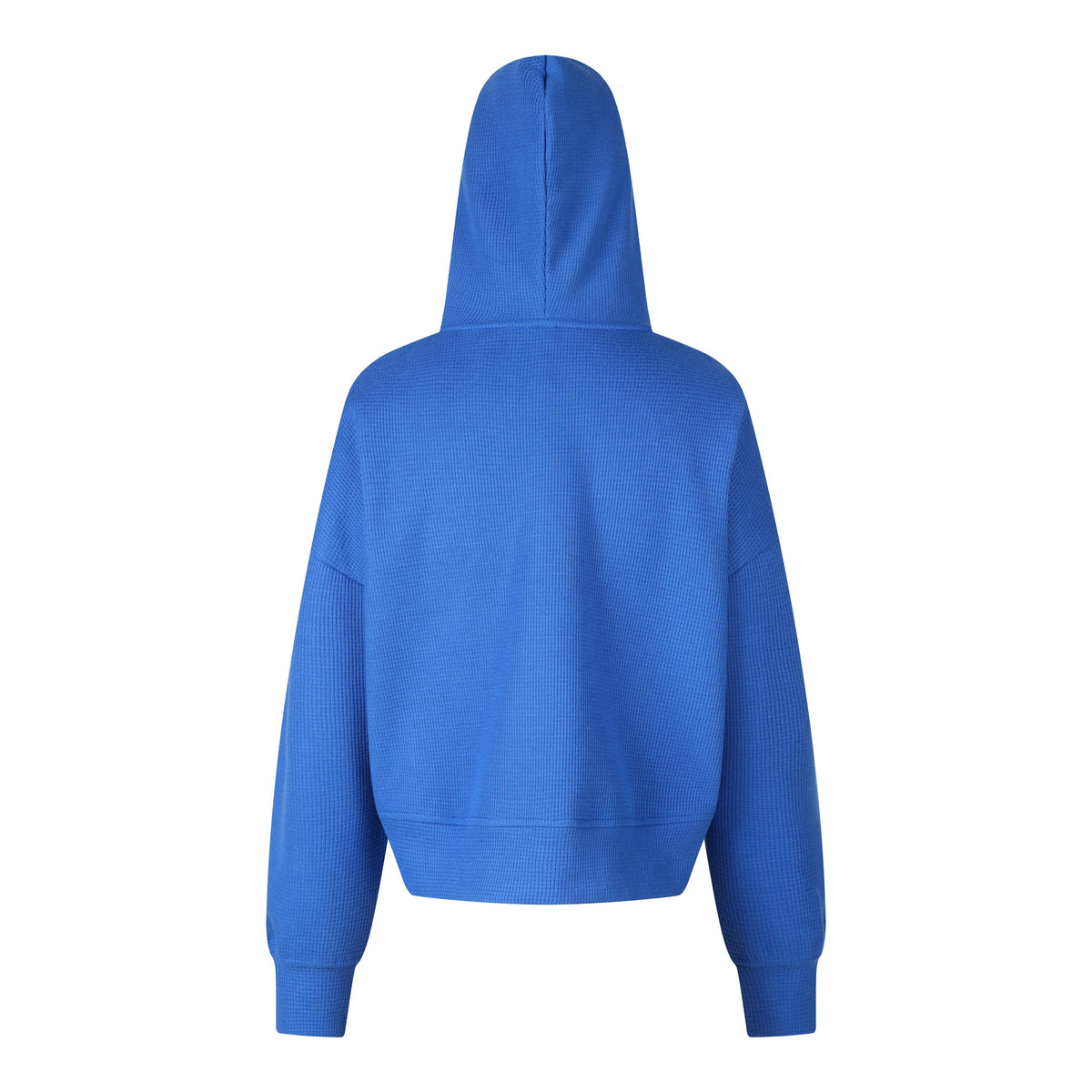 Madxmarx Waffle Knit Zip-Up Hoodie