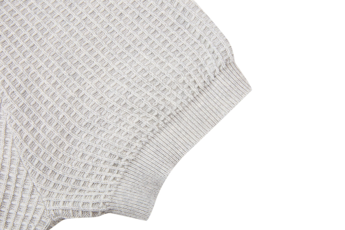 Madxmarx Minimal Knit Short-Sleeve Sweater