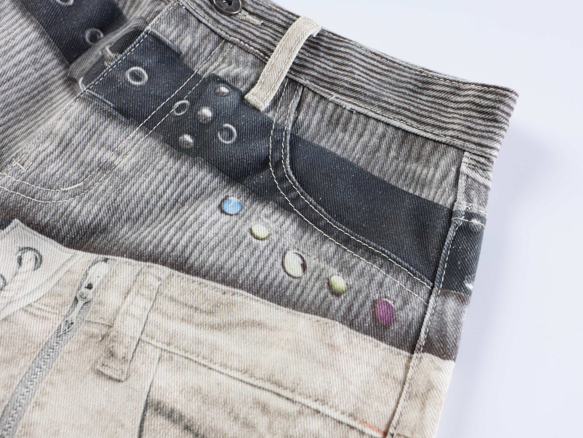 Madxmarx „Layered Belt Utility Balloon Jeans“