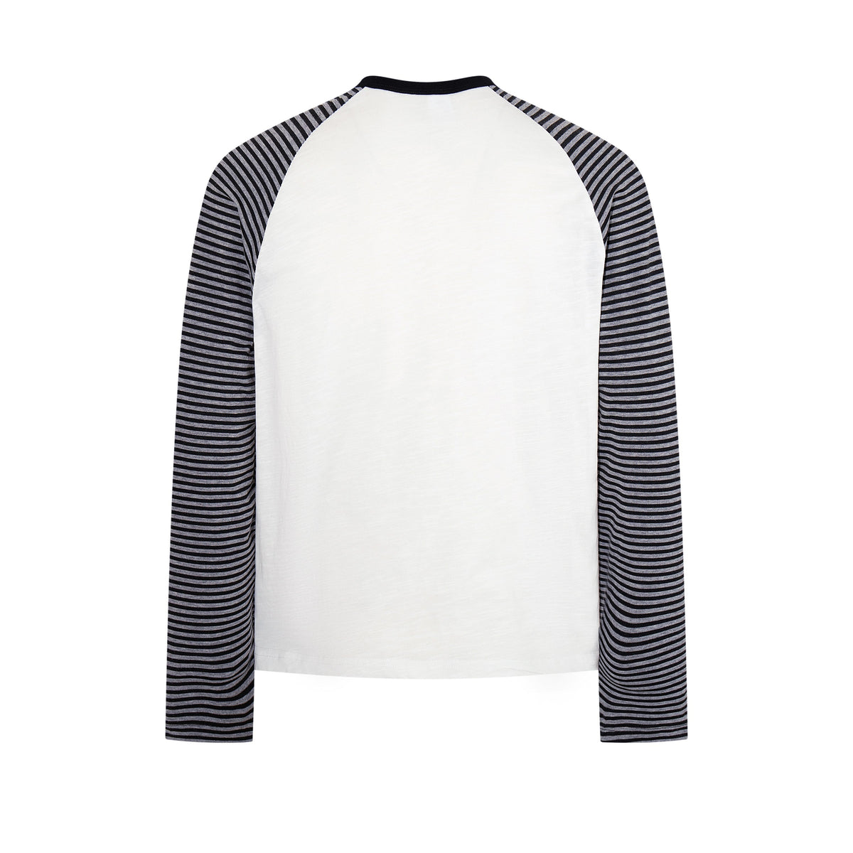 Madxmarx Rock Music Striped Raglan Long Sleeve Tee