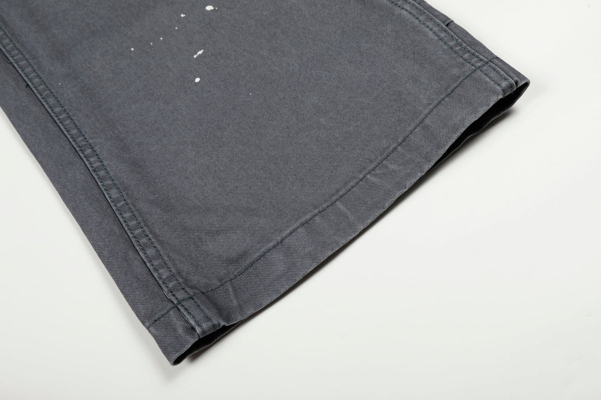 Madxmarx Paint-Splatter Utility Wide-Leg Jeans