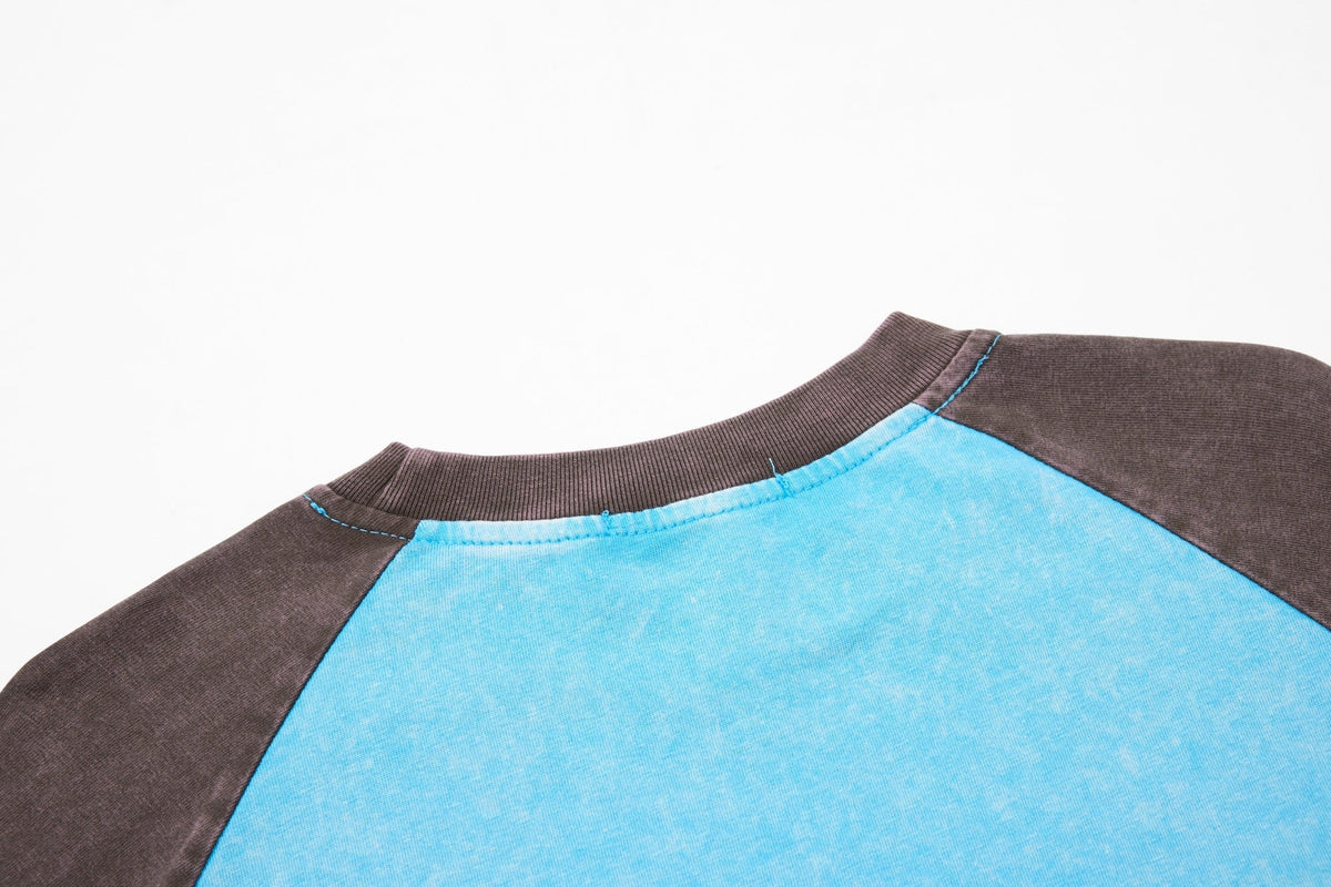 Madxmarx Vintage Raglan Graphic Long Sleeve T-Shirt
