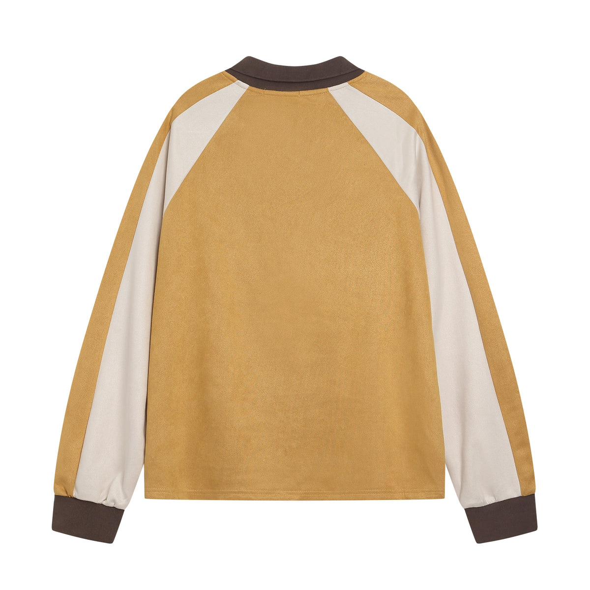 Madxmarx Varsity-Rugby-Shirt mit Aufnäher