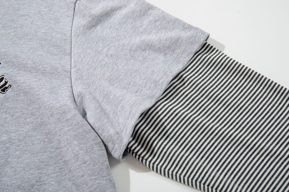 Madxmarx Fur Collar Layered Polo