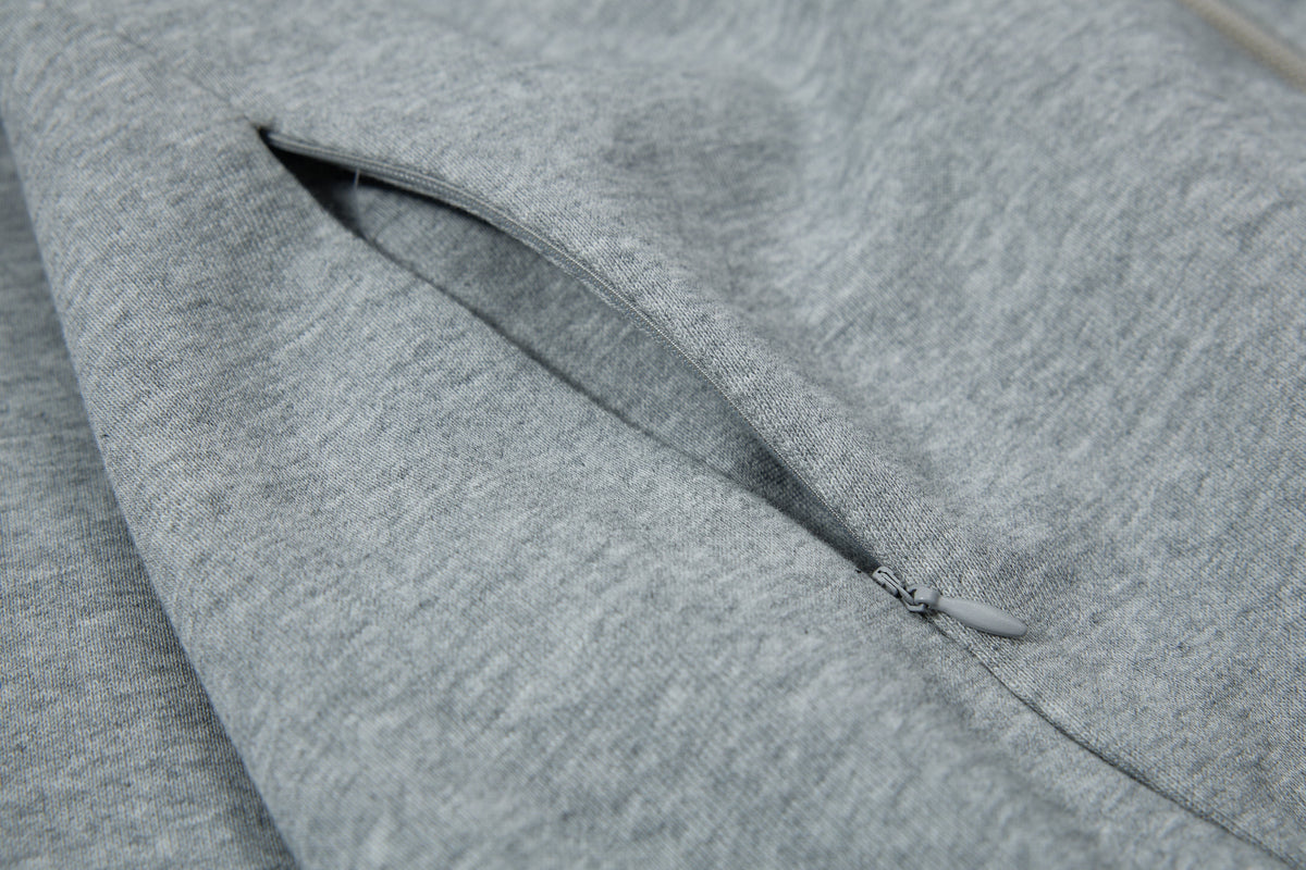 Madxmarx Curved Panel Full-Zip Hoodie