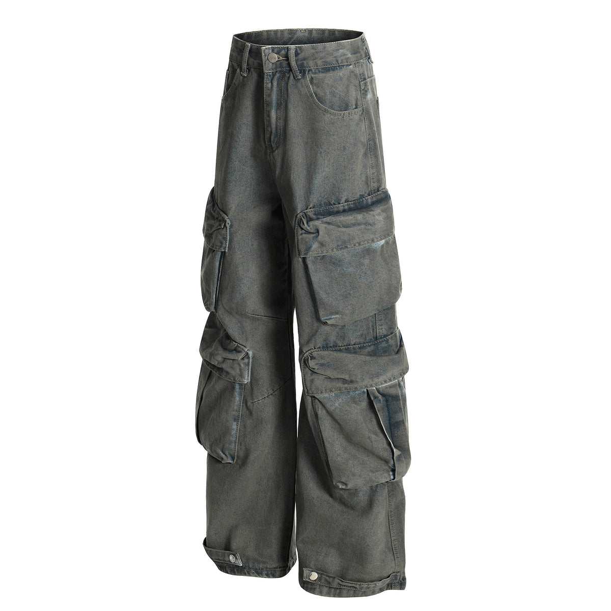Madxmarx Multi-Layer Cargo Denim Pants