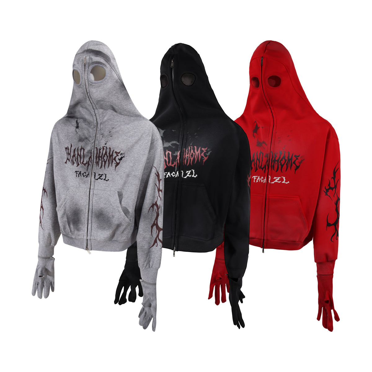 Madxmarx Full-Zip Masked Hoodie