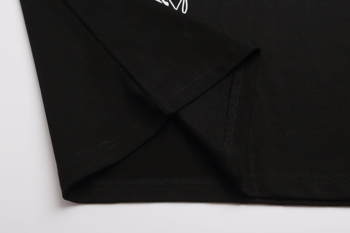 Madxmarx Star Sleeve Script Tee