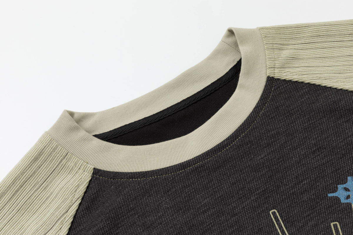 Madxmarx Graphic Raglan Long Sleeve T-Shirt