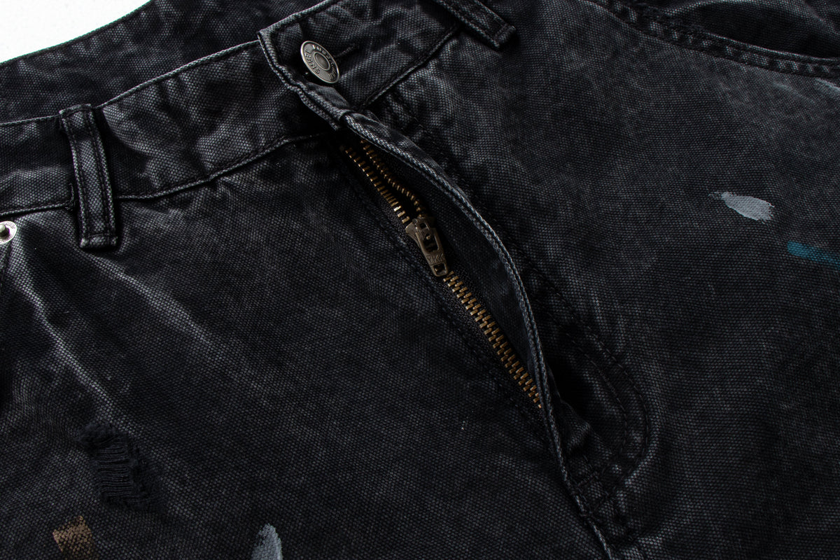 Pantalon de travail en jean vieilli Madxmarx