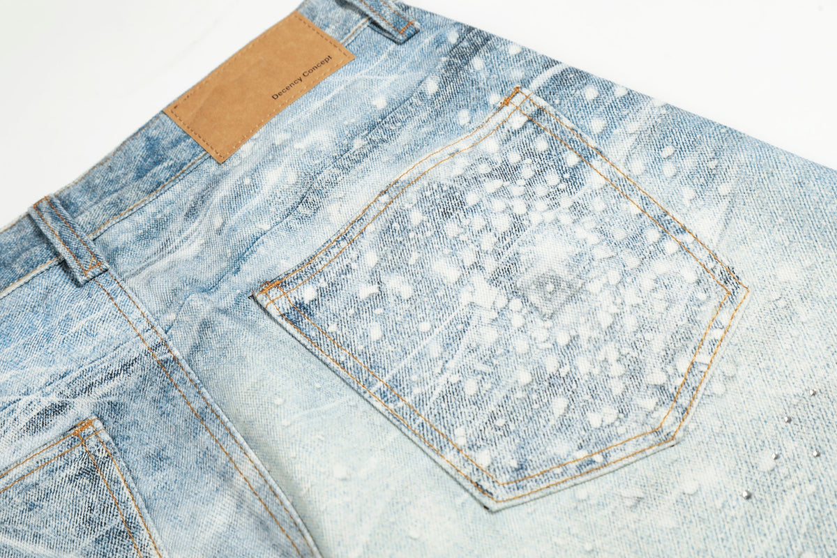 Jeans à jambes larges Ice Web de Madxmarx