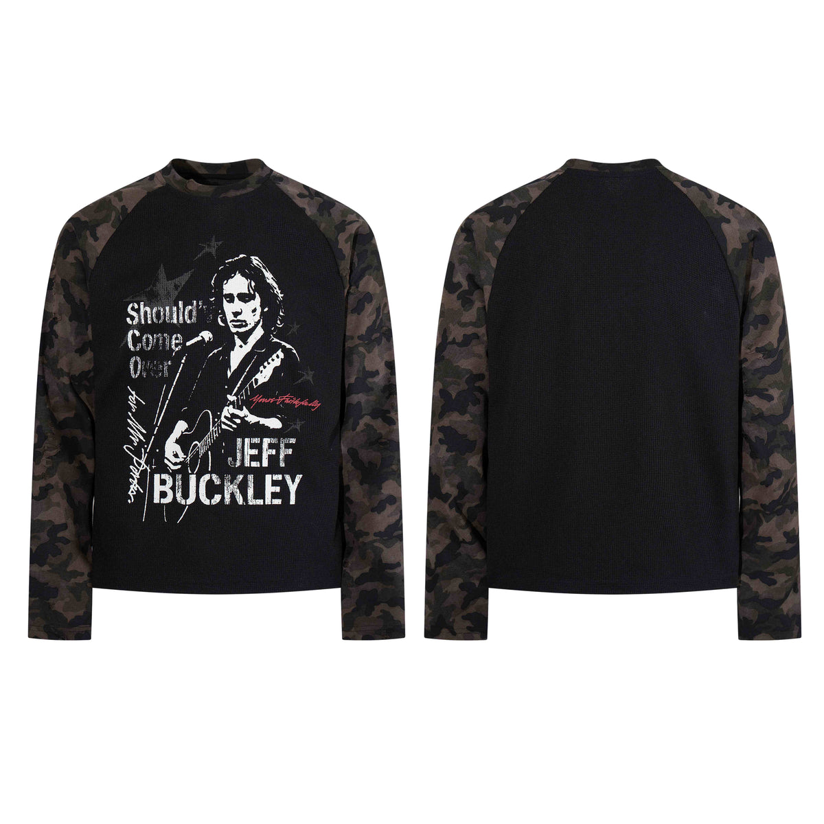 Madxmarx Vintage Music Graphic Raglan Long Sleeve